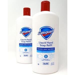 Safeguard Liquid Hand Soap Bottles Fresh Clean Scent 25 Fl Oz (2-Pack)